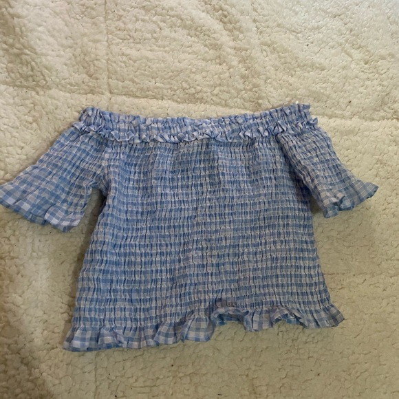 Fashion Nova Tops - Baby Blue Party Top